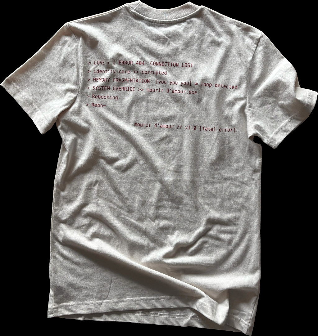 T-shirt blanc - Code Error rouge